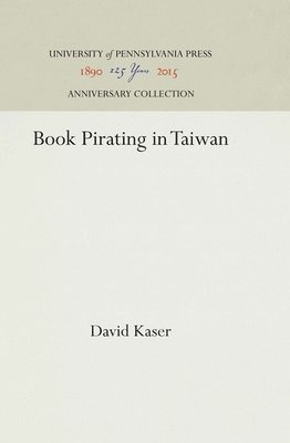 bokomslag Book Pirating in Taiwan