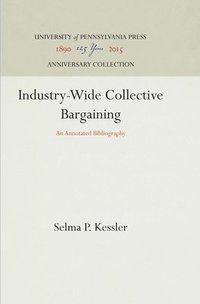bokomslag Industry-Wide Collective Bargaining