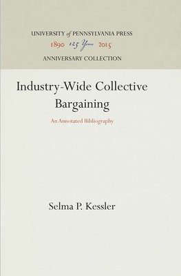 bokomslag Industry-Wide Collective Bargaining