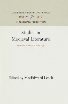 Studies in Medieval Literature 1