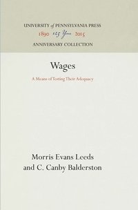 bokomslag Wages