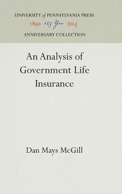 bokomslag An Analysis of Government Life Insurance