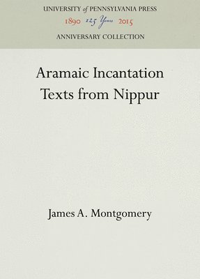 bokomslag Aramaic Incantation Texts from Nippur