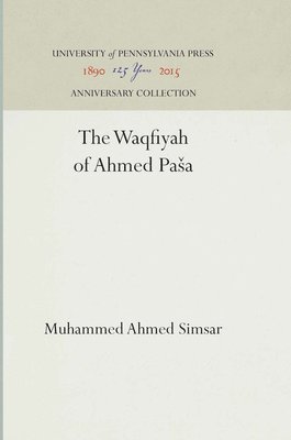 The Waqfiyah of Amed P 1
