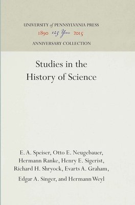 Studies in the History of Science 1