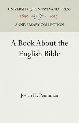 bokomslag A Book About the English Bible