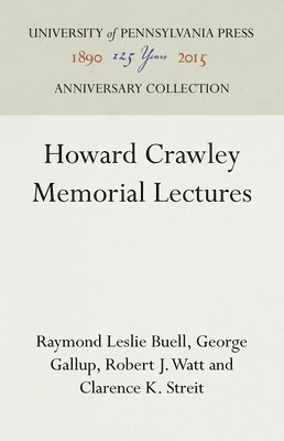 Howard Crawley Memorial Lectures 1