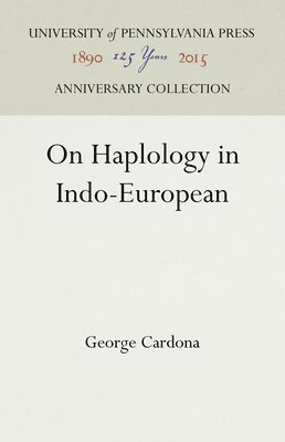 On Haplology in Indo-European 1