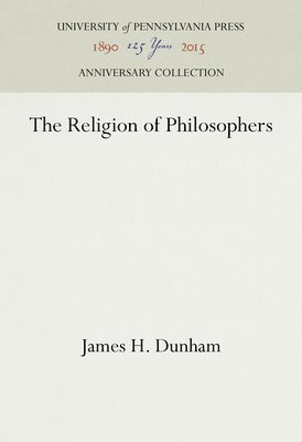 bokomslag Religion of Philosophers