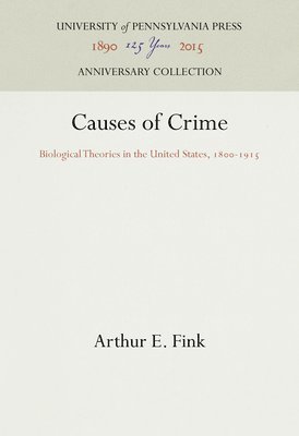 bokomslag Causes of Crime