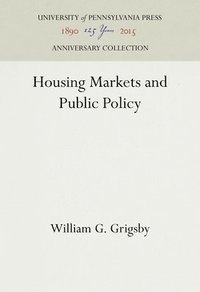 bokomslag Housing Markets and Public Policy