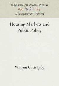 bokomslag Housing Markets and Public Policy