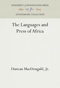 bokomslag The Languages and Press of Africa