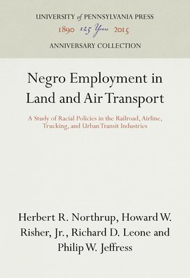 bokomslag Negro Employment in Land and Air Transport