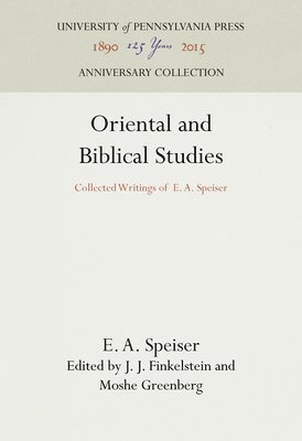bokomslag Oriental and Biblical Studies
