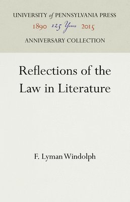 bokomslag Reflections of the Law in Literature