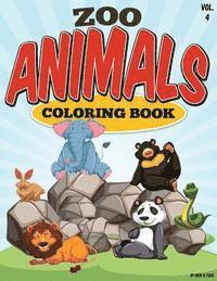 bokomslag Zoo Animals Coloring Book Animals: All Ages Coloring Books