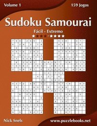 bokomslag Sudoku Samurai - Facil ao Extremo - Volume 1 - 159 Jogos