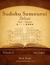 bokomslag Sudoku Samurai Deluxe - Facil ao Extremo - Volume 6 - 255 Jogos