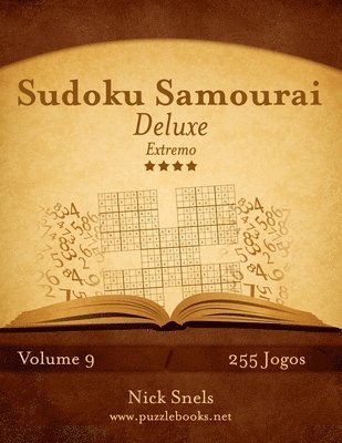 bokomslag Sudoku Samurai Deluxe - Extremo - Volume 9 - 255 Jogos