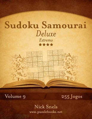 Nick Snels - Sudoku Samurai Deluxe - Extremo - Volume 9 - 255 Jogos, Häftad