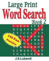 bokomslag Large Print Word Search Book 2