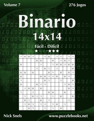 bokomslag Binario 14x14 - Facil ao Dificil - Volume 7 - 276 Jogos