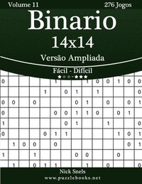 bokomslag Binario 14x14 Versão Ampliada - Fácil ao Difícil - Volume 11 - 276 Jogos