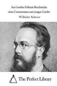 Aus Goethes Frühzeit-Bruchstücke eines Commentares zum jungen Goethe 1