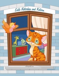 bokomslag Susse Katzchen und Katzen Malbuch 1, 2 & 3