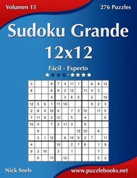 bokomslag Sudoku Grande 12x12 - De Fácil a Experto - Volumen 15 - 276 Puzzles