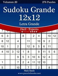 bokomslag Sudoku Grande 12x12 Impresiones con Letra Grande - De Fácil a Experto - Volumen 20 - 276 Puzzles