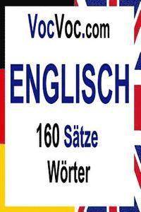 bokomslag VocVoc.com ENGLISCH: 160 Sätze Wörter