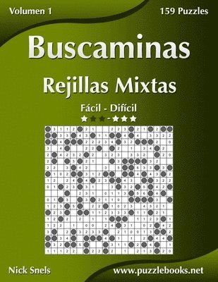 bokomslag Buscaminas Rejillas Mixtas - De Fácil a Difícil - Volumen 1 - 156 Puzzles