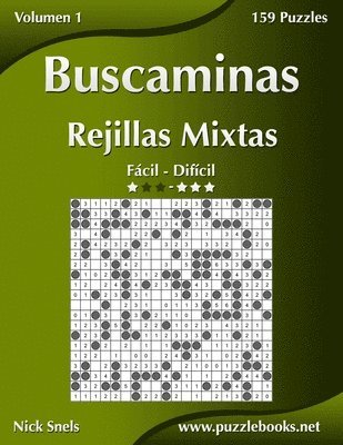 bokomslag Buscaminas Rejillas Mixtas - De Fcil a Difcil - Volumen 1 - 156 Puzzles