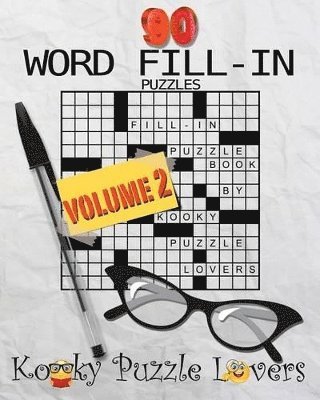 Word Fill-In Puzzle Book, 90 Puzzles 1