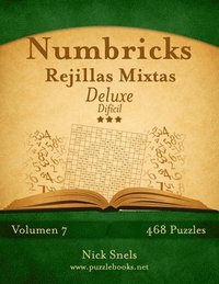 bokomslag Numbricks Rejillas Mixtas Deluxe - Dificil - Volumen 7 - 468 Puzzles