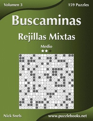 Buscaminas Rejillas Mixtas - Medio - Volumen 3 - 159 Puzzles 1