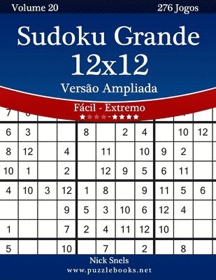 Sudoku de Letras 16x16 - Fácil ao Extremo - Volume 5 - 276 Jogos