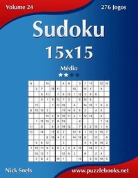 bokomslag Sudoku 15x15 - Mdio - Volume 24 - 276 Jogos