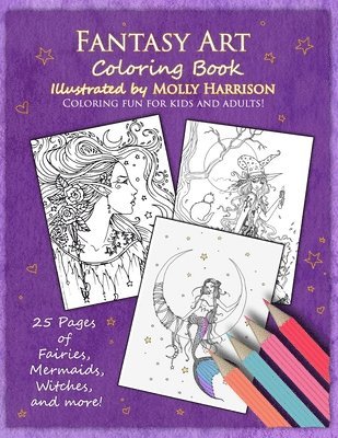 bokomslag Fantasy Art Coloring Book