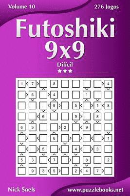 Futoshiki 9x9 - Difícil - Volume 10 - 276 Jogos 1