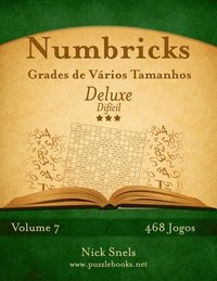 bokomslag Numbricks Grades de Vrios Tamanhos Deluxe - Difcil - Volume 7 - 468 Jogos