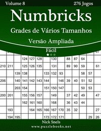 bokomslag Numbricks Grades de Vários Tamanhos Versão Ampliada - Fácil - Volume 8 - 276 Jogos