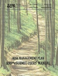 bokomslag Risk Management Plan - RMP* eSubmit Users' Manual