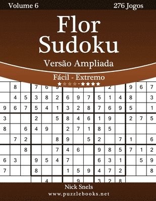 Flor Sudoku - Difícil - Volume 4 - 276 Jogos