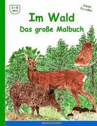 bokomslag Im Wald - Das grosse Malbuch: Farbausgabe