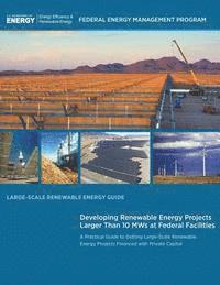 U. S. Department of Energy - Large-Scale Renewable Energy Guide: Developing Renewable Energy Projects Larger Than 10 MWs at Federal Facilities, Häftad