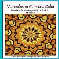 bokomslag Mandalas in Glorious Color Book 9: Mandalas for Crafting and Art