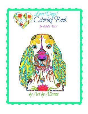 Love Dogs Coloring Book for Adults 1